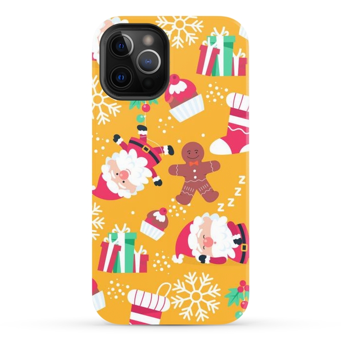 iPhone 12 Pro Max StrongFit Cute Pattern for Christmas  by ArtsCase