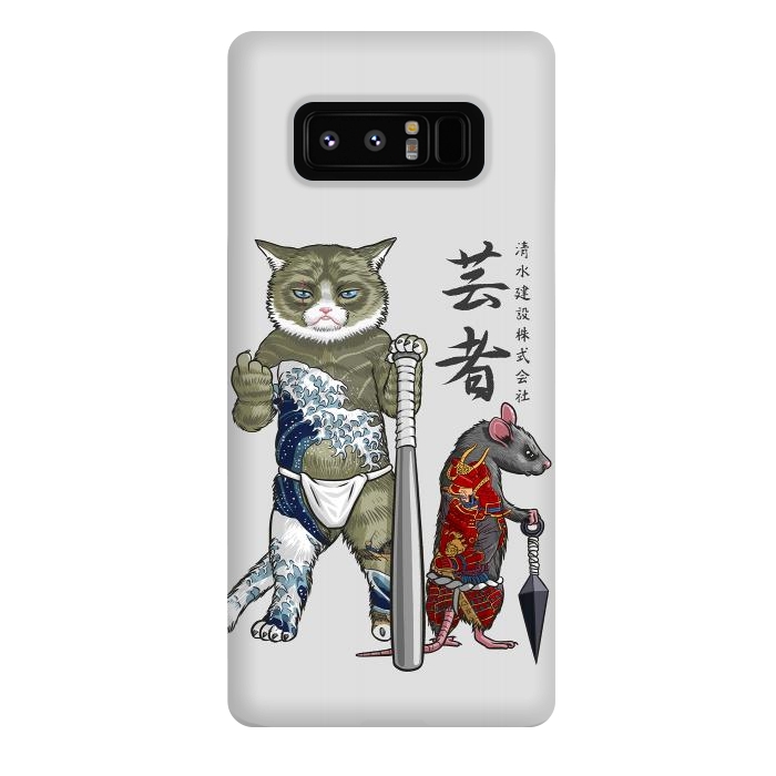 Galaxy Note 8 StrongFit Mouse and Cat yakuza by Alberto