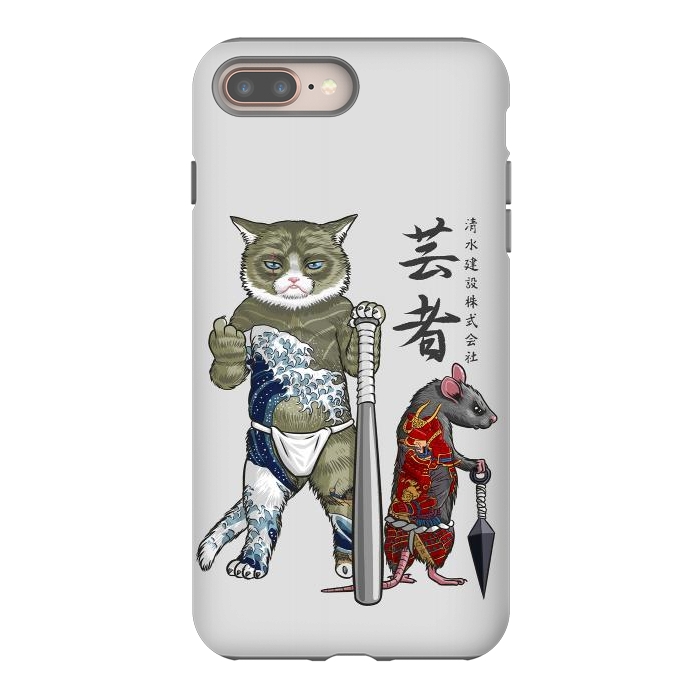 iPhone 8 plus StrongFit Mouse and Cat yakuza by Alberto