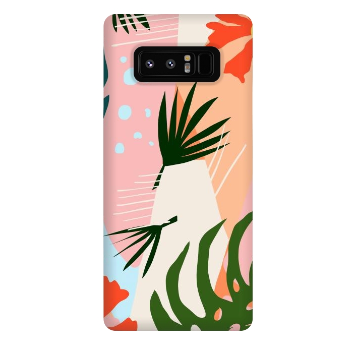 Galaxy Note 8 StrongFit Tropical Plants by Uma Prabhakar Gokhale