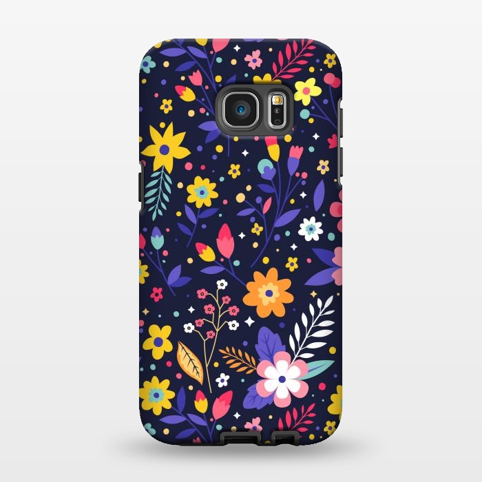 Galaxy S7 EDGE StrongFit Beautifull Flowers with Vibrant Colors by ArtsCase