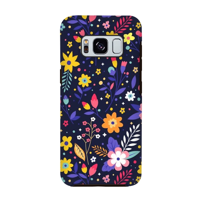 Galaxy S8 StrongFit Beautifull Flowers with Vibrant Colors by ArtsCase