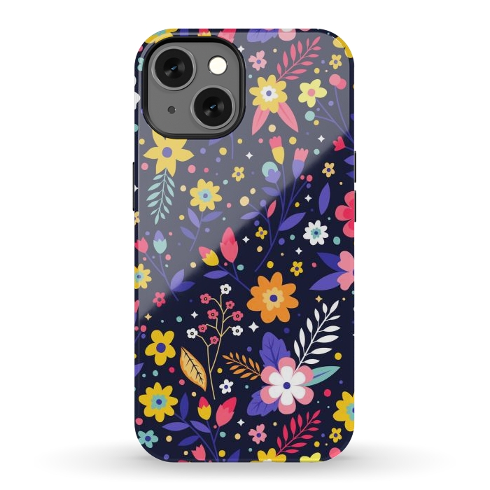 iPhone 13 StrongFit Beautifull Flowers with Vibrant Colors by ArtsCase