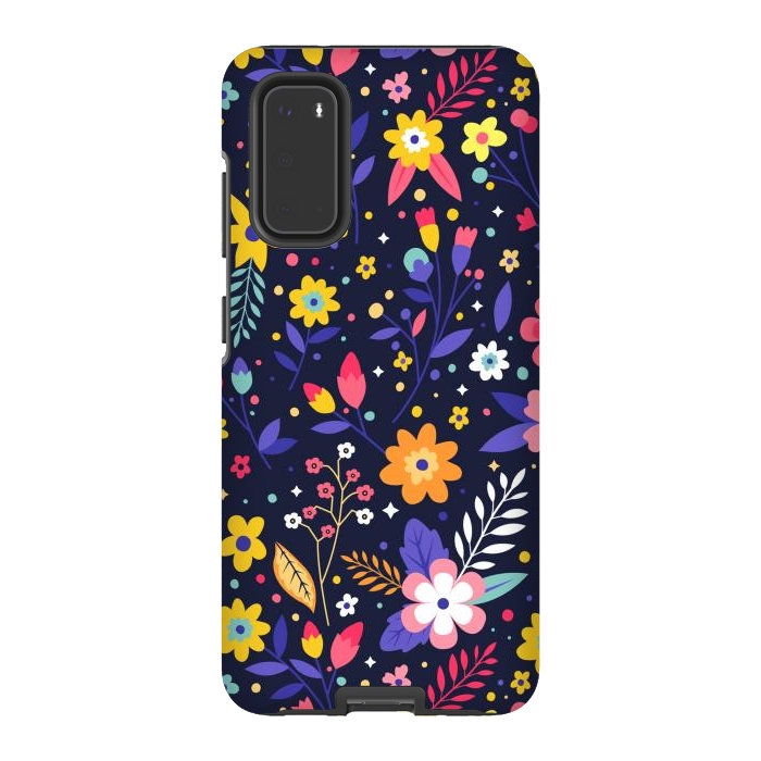 Galaxy S20 StrongFit Beautifull Flowers with Vibrant Colors by ArtsCase