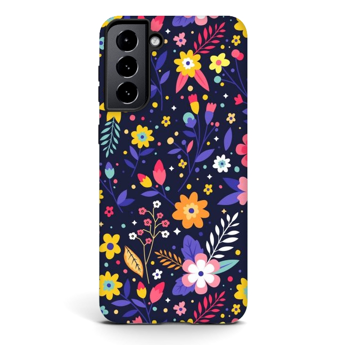 Galaxy S21 StrongFit Beautifull Flowers with Vibrant Colors by ArtsCase