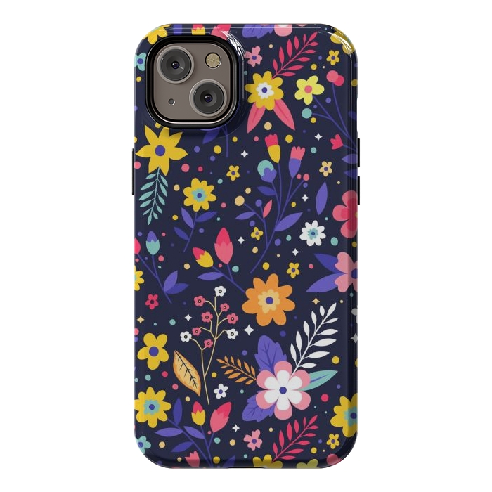 iPhone 14 Plus StrongFit Beautifull Flowers with Vibrant Colors by ArtsCase