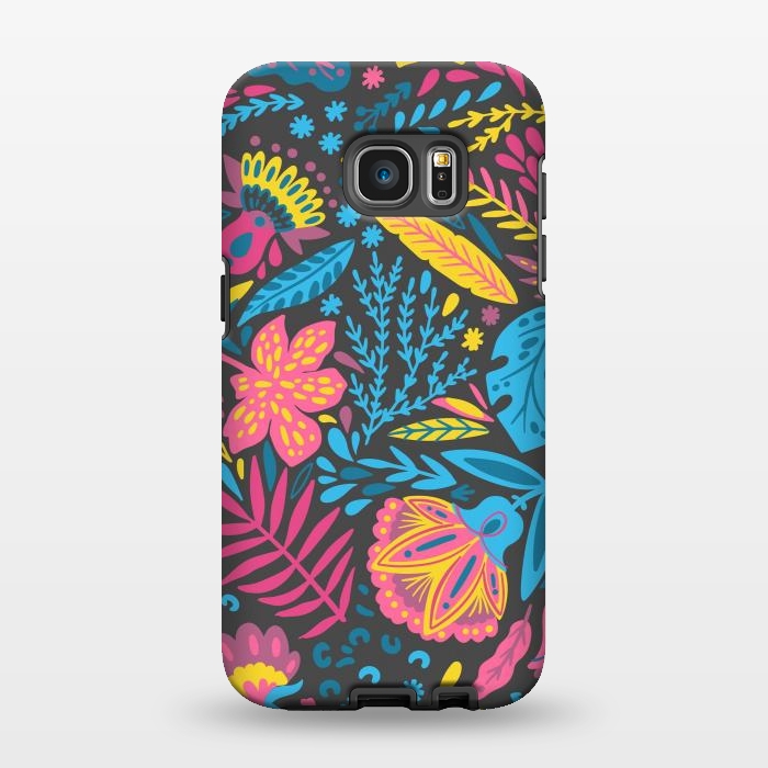 Galaxy S7 EDGE StrongFit HAPPY LEAVES by ArtsCase