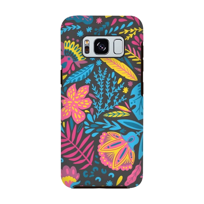 Galaxy S8 StrongFit HAPPY LEAVES by ArtsCase