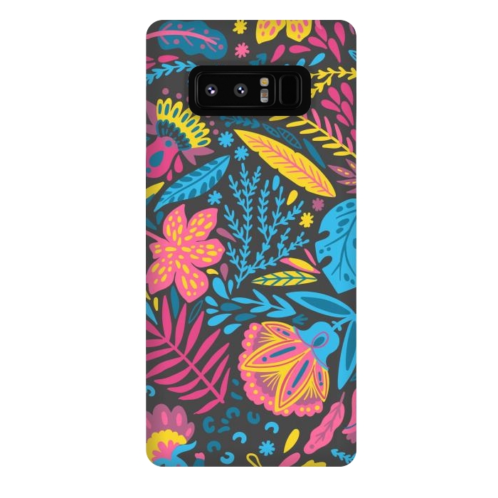 Galaxy Note 8 StrongFit HAPPY LEAVES by ArtsCase
