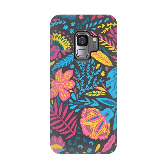 Galaxy S9 StrongFit HAPPY LEAVES by ArtsCase