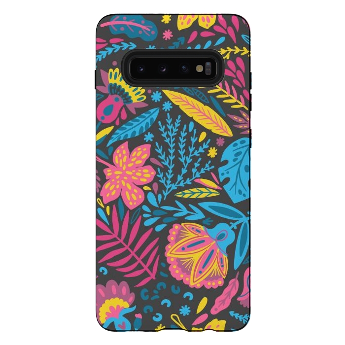 Galaxy S10 plus StrongFit HAPPY LEAVES by ArtsCase