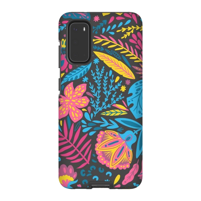 Galaxy S20 StrongFit HAPPY LEAVES by ArtsCase