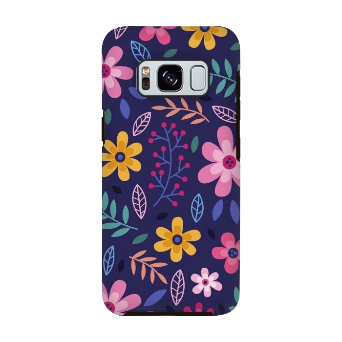 Galaxy S8 StrongFit Pink Flowers for You  by ArtsCase