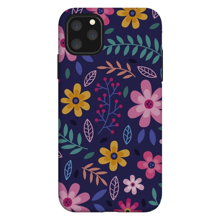 iPhone 11 Pro Max StrongFit Pink Flowers for You  by ArtsCase