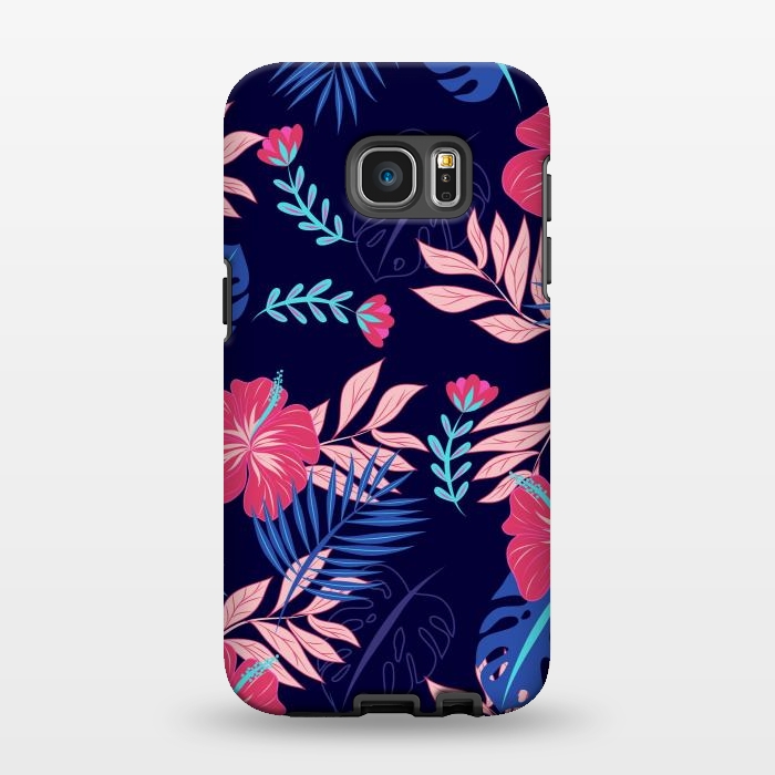 Galaxy S7 EDGE StrongFit VIBRE AND HAPPY LEAVES by ArtsCase