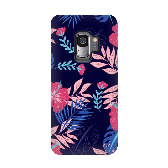 Galaxy S9 StrongFit VIBRE AND HAPPY LEAVES by ArtsCase