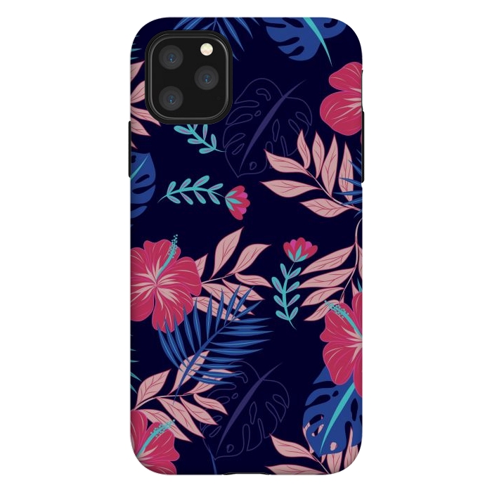 iPhone 11 Pro Max StrongFit VIBRE AND HAPPY LEAVES by ArtsCase