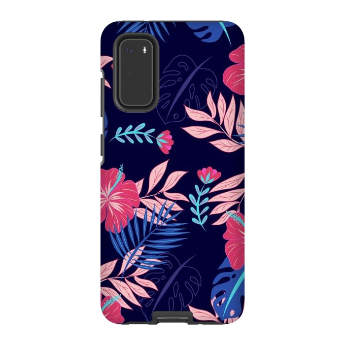 Galaxy S20 StrongFit VIBRE AND HAPPY LEAVES by ArtsCase