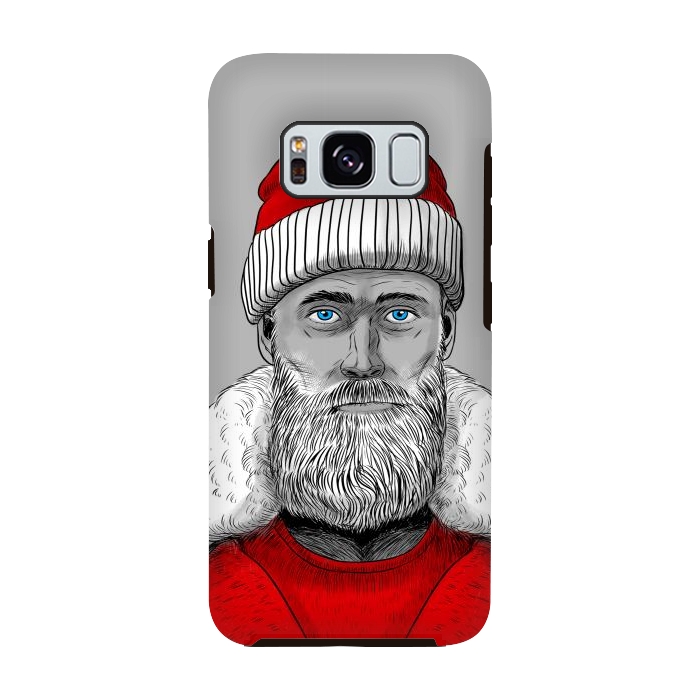Galaxy S8 StrongFit Santa Claus Hipster by Alberto