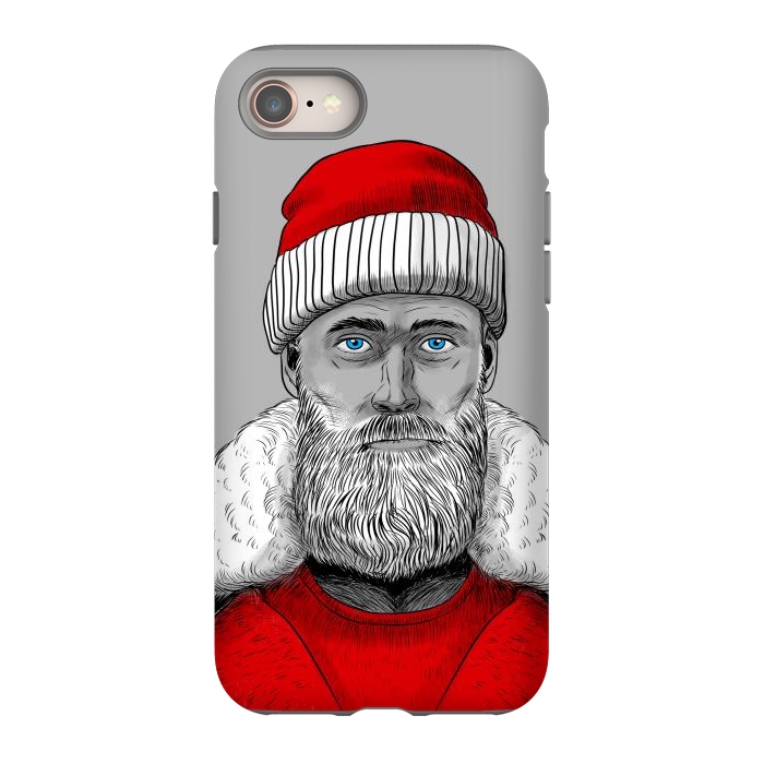 iPhone 8 StrongFit Santa Claus Hipster by Alberto