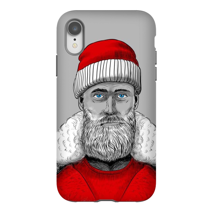 iPhone Xr StrongFit Santa Claus Hipster by Alberto
