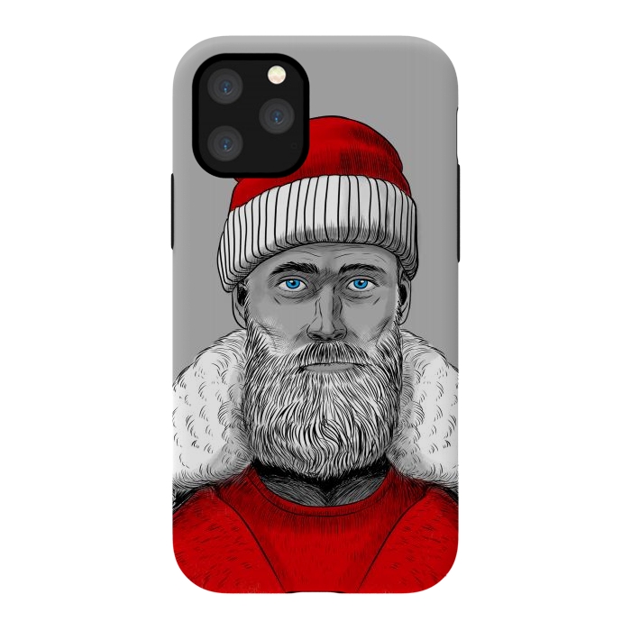 iPhone 11 Pro StrongFit Santa Claus Hipster by Alberto