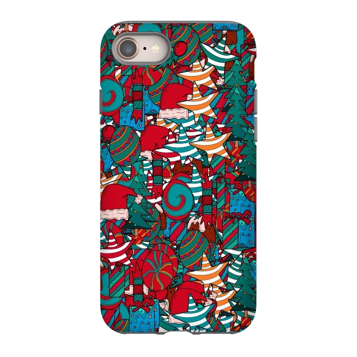 iPhone SE StrongFit A Christmas pattern by Steve Wade (Swade)