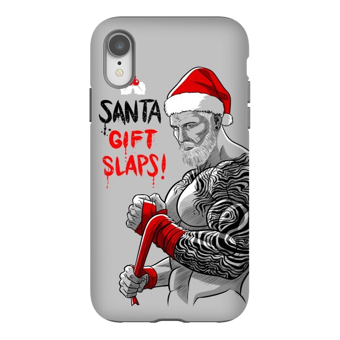 iPhone Xr StrongFit Santa gift slaps by Alberto
