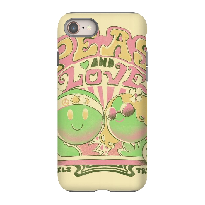 iPhone SE StrongFit Peas and Love by Ilustrata