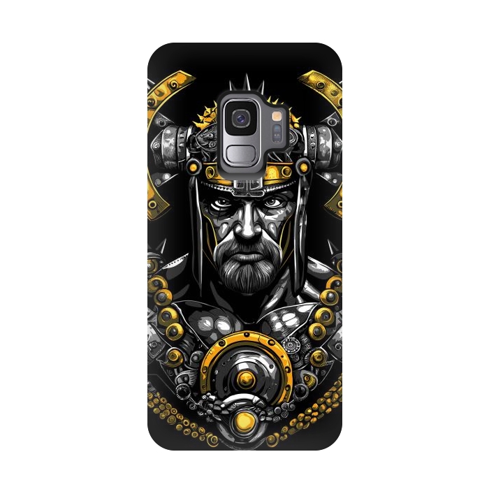 Galaxy S9 StrongFit Fantasy warrior with spikes by Alberto