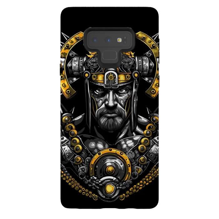 Galaxy Note 9 StrongFit Fantasy warrior with spikes by Alberto