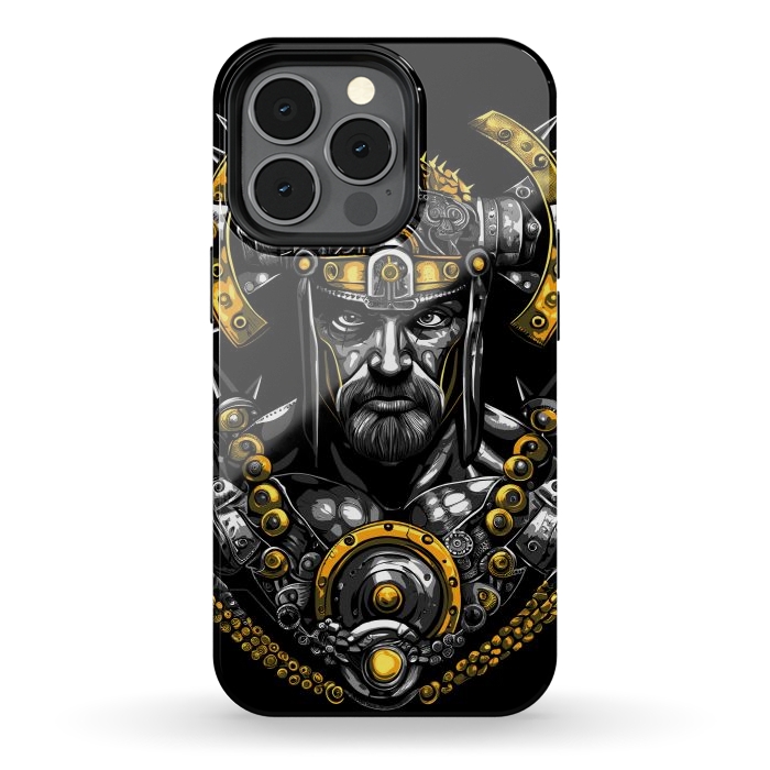 iPhone 13 pro StrongFit Fantasy warrior with spikes by Alberto