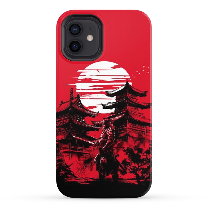 iPhone 12 StrongFit Samurai warrior in feudal Japan by Alberto