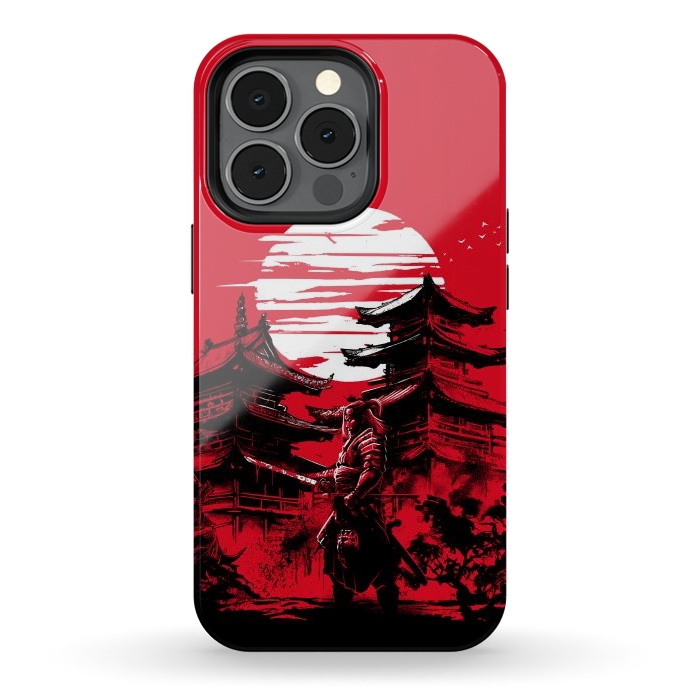 iPhone 13 pro StrongFit Samurai warrior in feudal Japan by Alberto