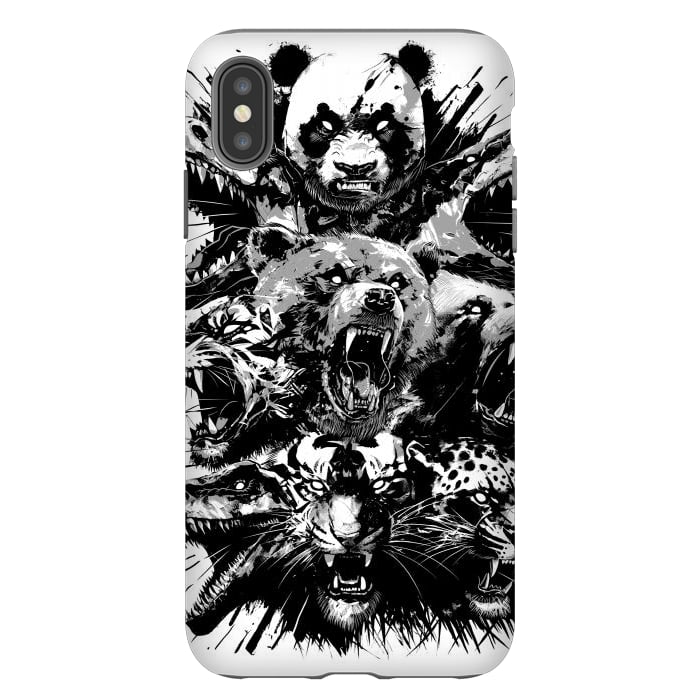 iPhone Xs Max StrongFit Wild animals by Alberto