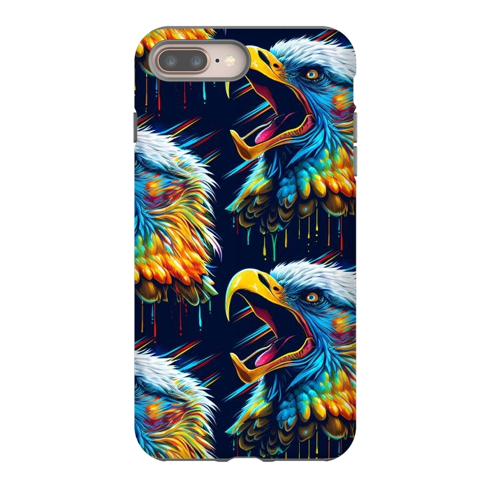 iPhone 7 plus StrongFit Eagle cry by Alberto