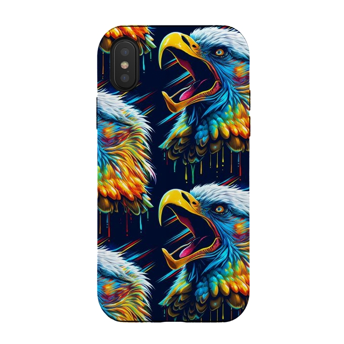 iPhone Xs / X StrongFit Eagle cry by Alberto