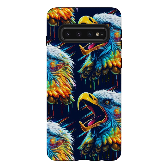 Galaxy S10 StrongFit Eagle cry by Alberto