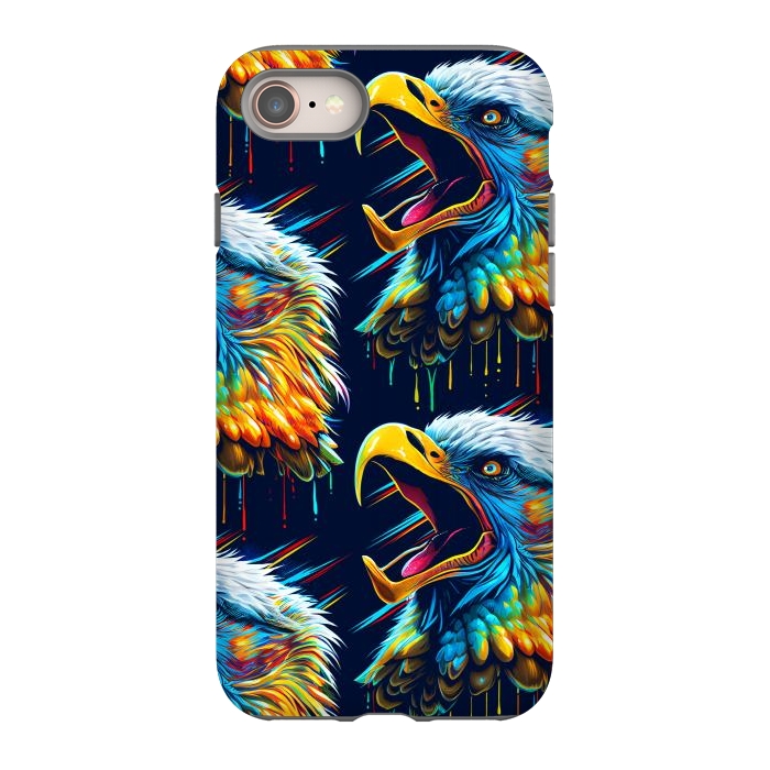 iPhone SE StrongFit Eagle cry by Alberto
