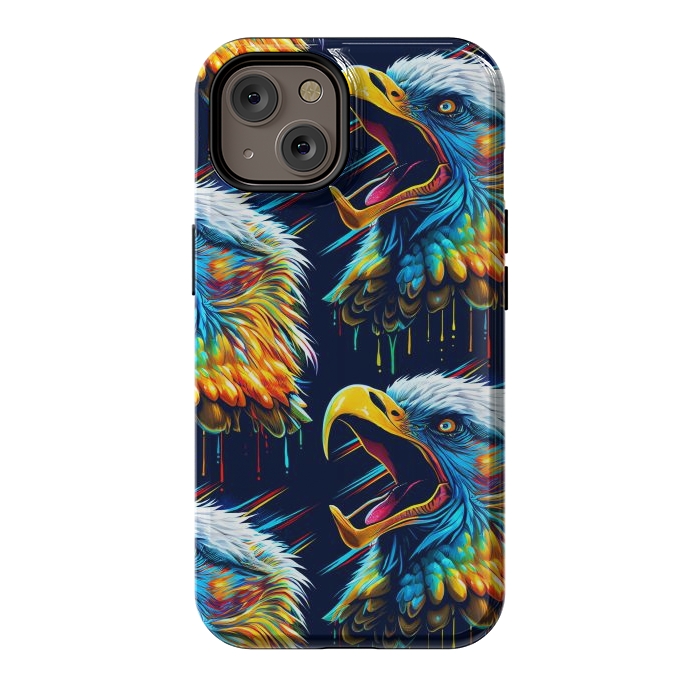 iPhone 14 StrongFit Eagle cry by Alberto