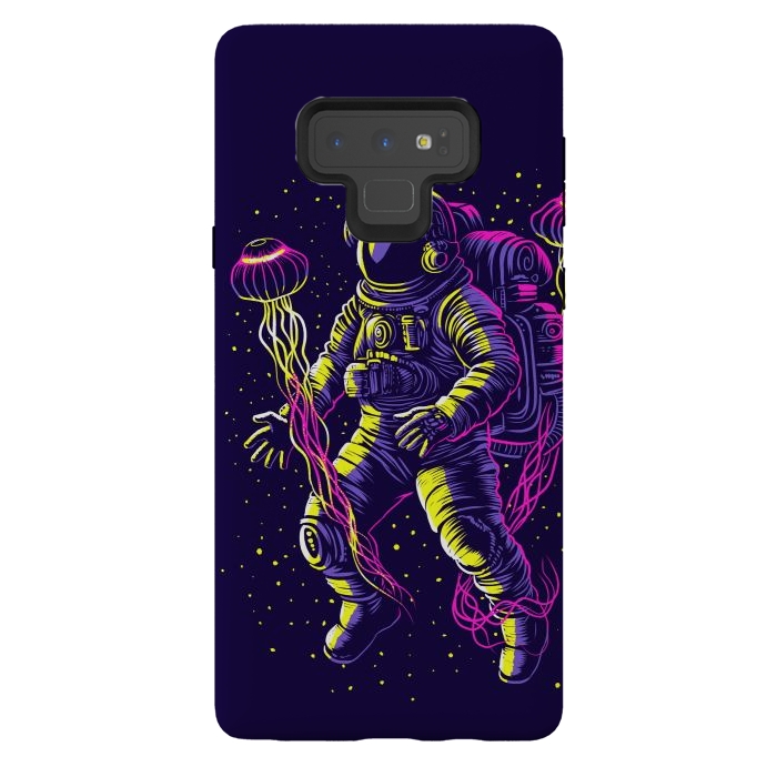 Galaxy Note 9 StrongFit Astronaut with galactic jellyfish by Alberto