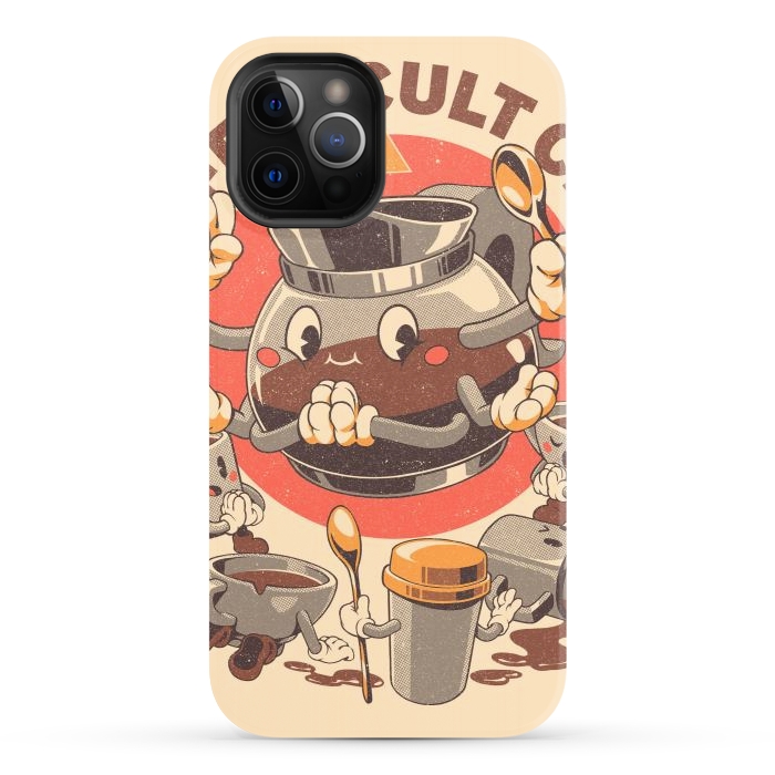 iPhone 12 Pro StrongFit Holy Coffee Club by Ilustrata
