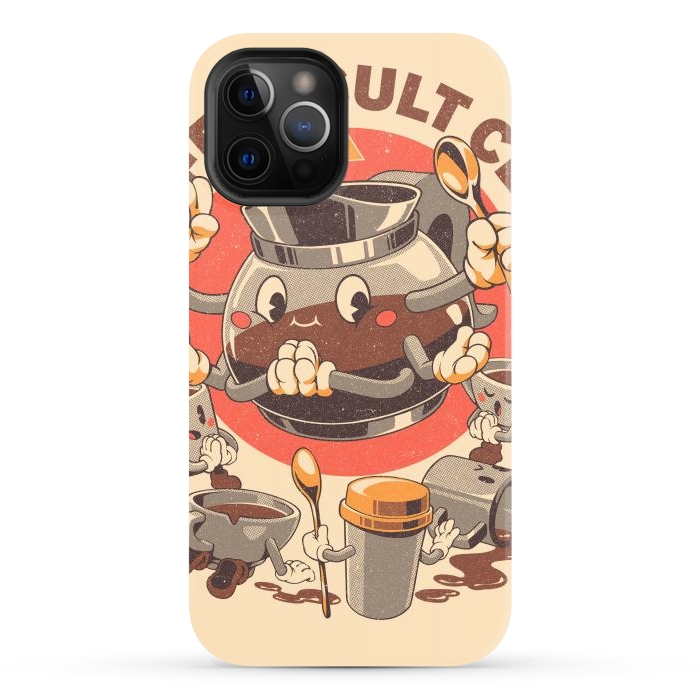 iPhone 12 Pro Max StrongFit Holy Coffee Club by Ilustrata