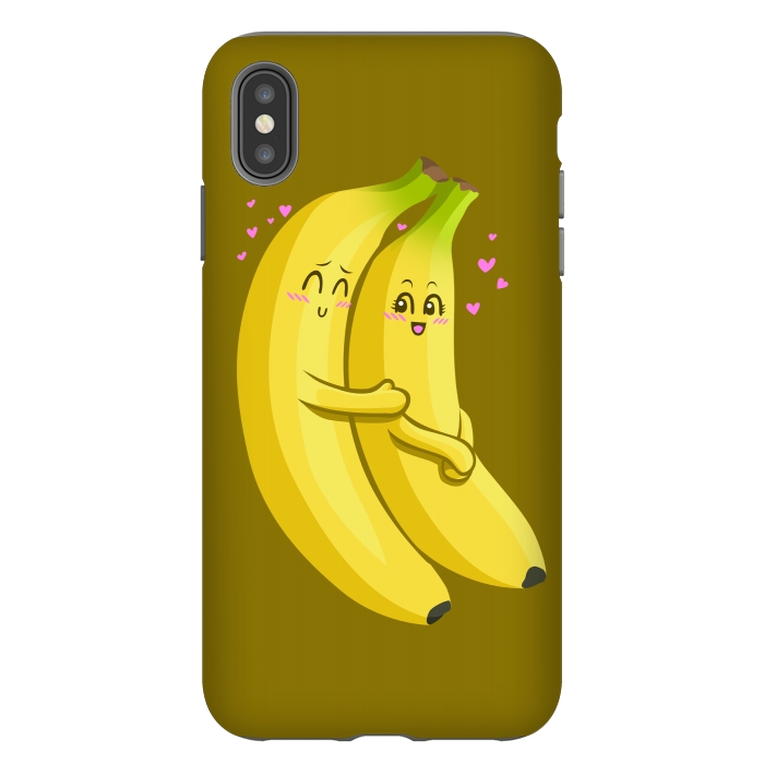 iPhone Xs Max StrongFit Embrace of bananas by Alberto