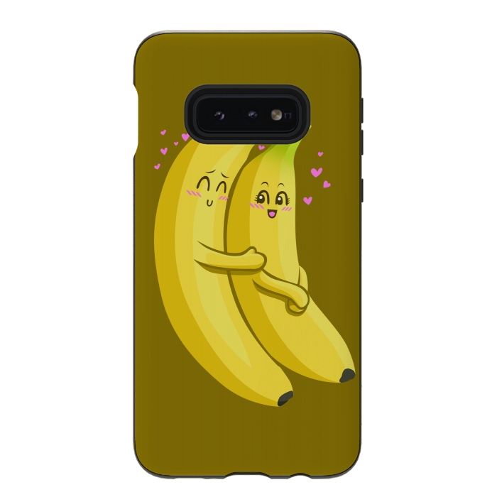 Galaxy S10e StrongFit Embrace of bananas by Alberto