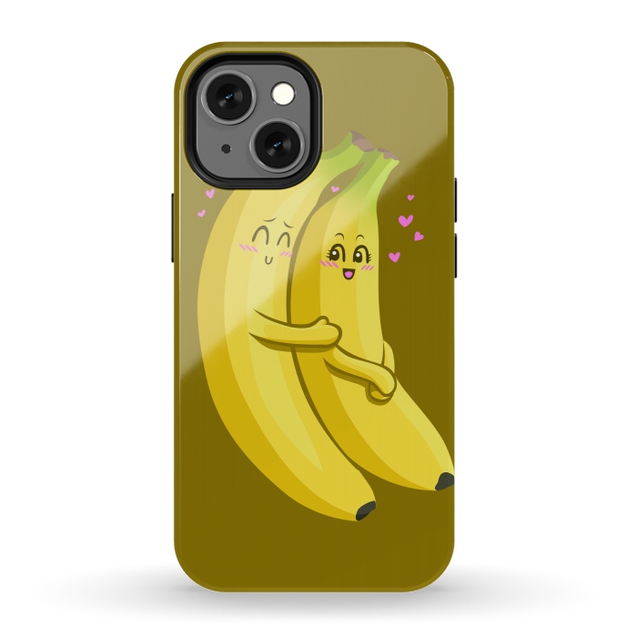 iPhone 13 mini StrongFit Embrace of bananas by Alberto