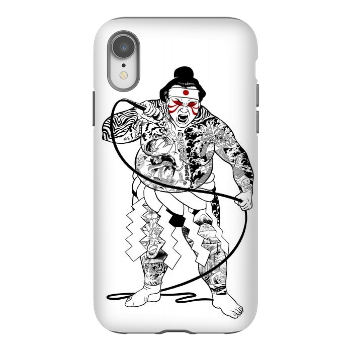 iPhone Xr StrongFit Japanese sumo singer by Alberto