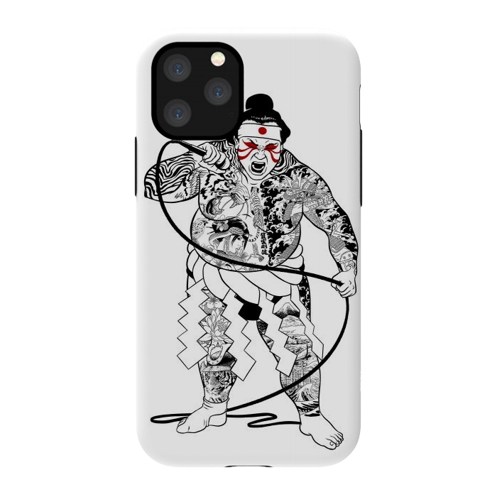 iPhone 11 Pro StrongFit Japanese sumo singer by Alberto