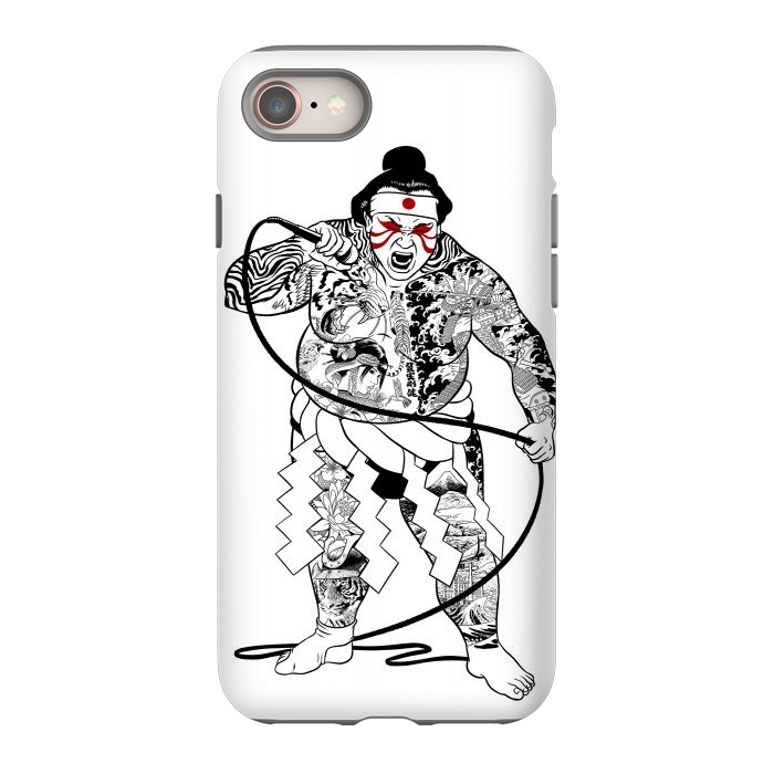 iPhone SE StrongFit Japanese sumo singer by Alberto