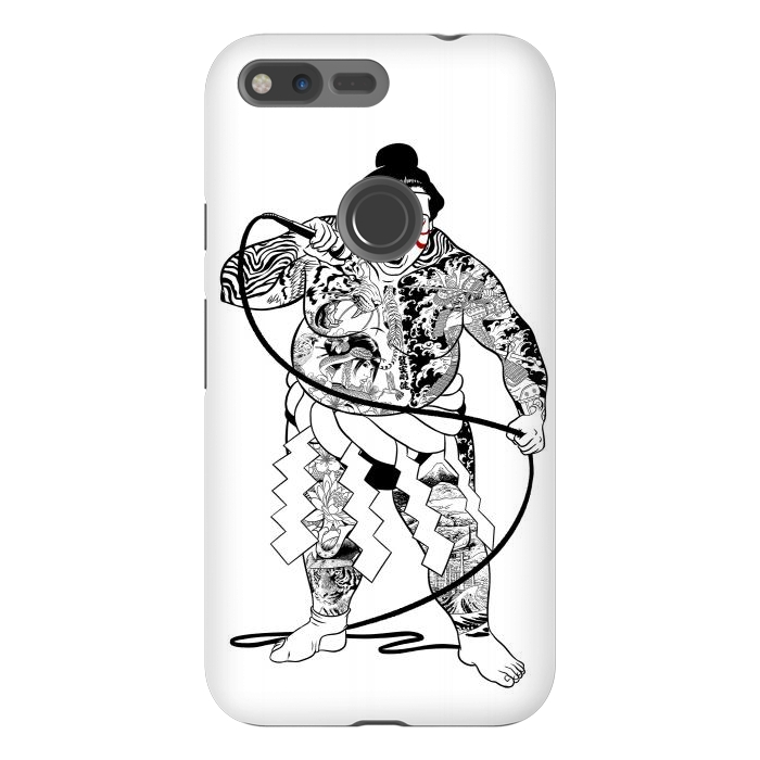 Pixel XL StrongFit Japanese sumo singer by Alberto